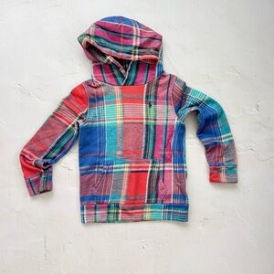 Polo by Ralph Lauren Multicolor Plaid Kids Hoodie